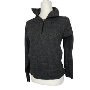 Nike Therma 1/2 zip training top, size XS, dark heather grey/black